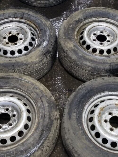 MERCEDES SPRINTER W906 / VW CRAFTER SET OF 4 STEEL WHEEL WITH TYRE 235/65R16C