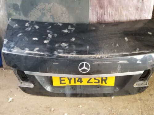 Mercedes-Benz W212 E-Class E300 2011-16 Rear Boot lid Black |O