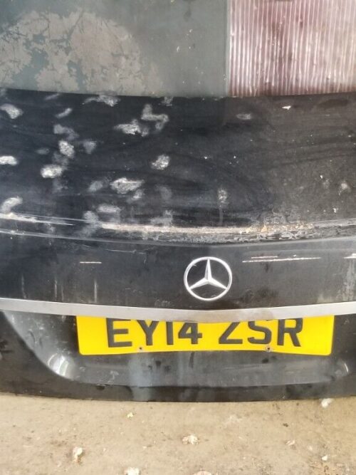 Mercedes-Benz W212 E-Class E300 2011-16 Rear Boot lid Black |O