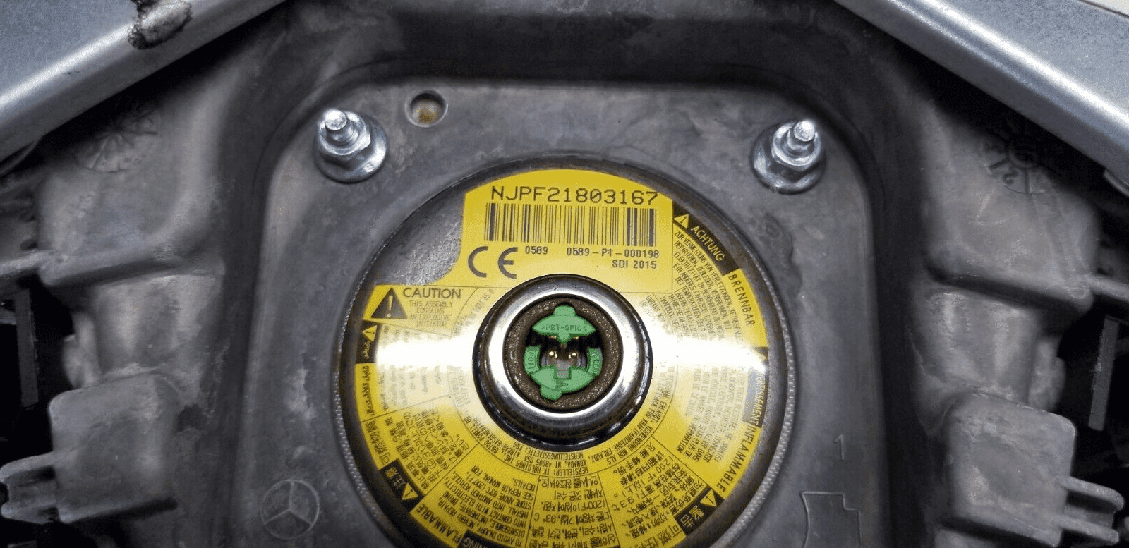 Mercedes Sprinter Multifunction Steering Wheel Air b ag 2014-2017 |O - Image 4