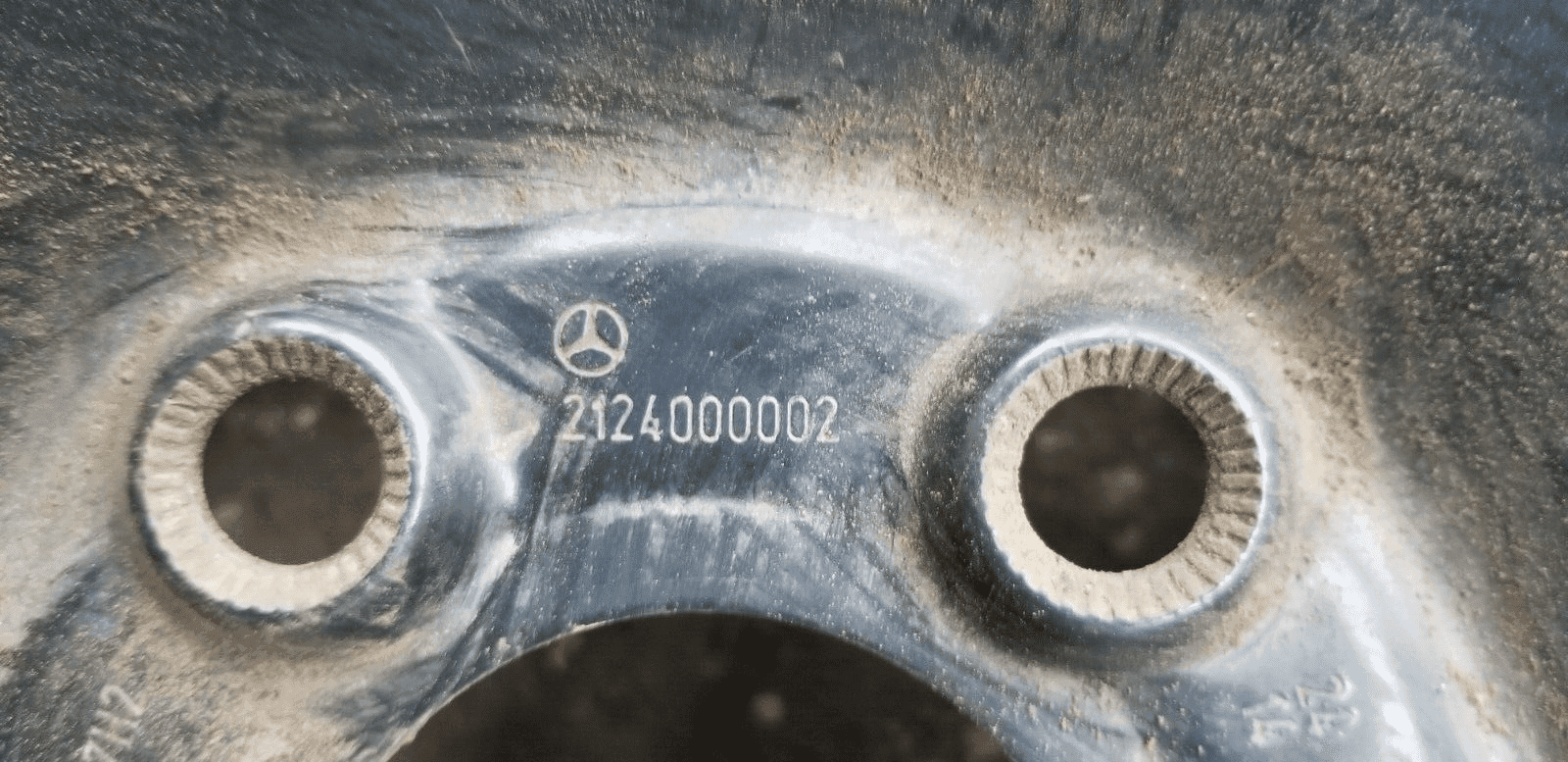 Mercedes W212 Spare Wheel Saver Steel R17 Tyre Continental 155/70 A2124000002 - Image 3