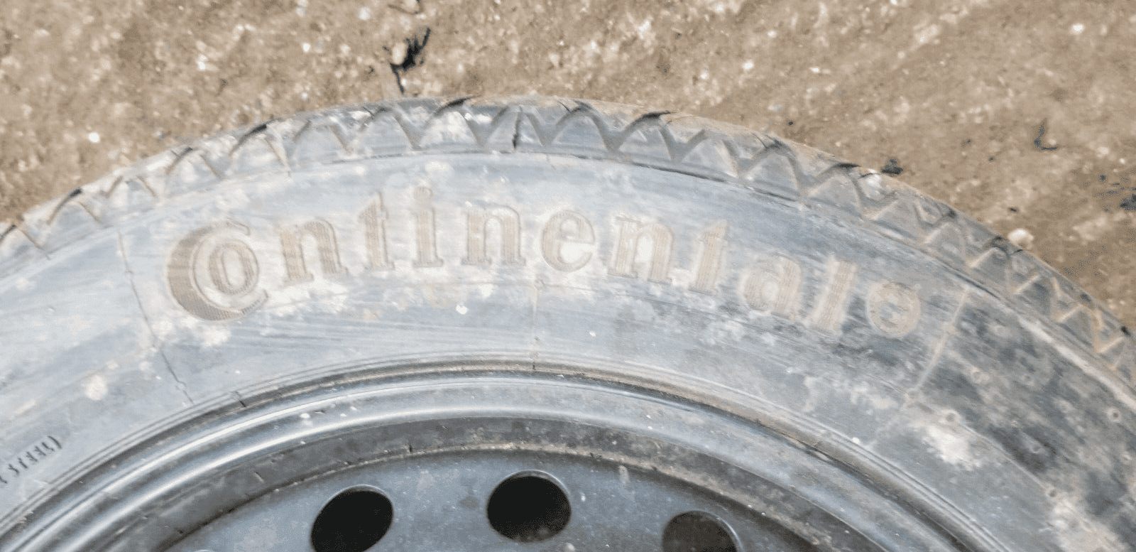 Mercedes W212 Spare Wheel Saver Steel R17 Tyre Continental 155/70 A2124000002 - Image 5