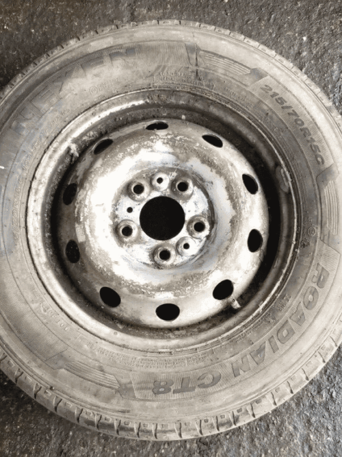 Peugeot Boxer Relay Steel Wheel and Tyre 215 70 R15C