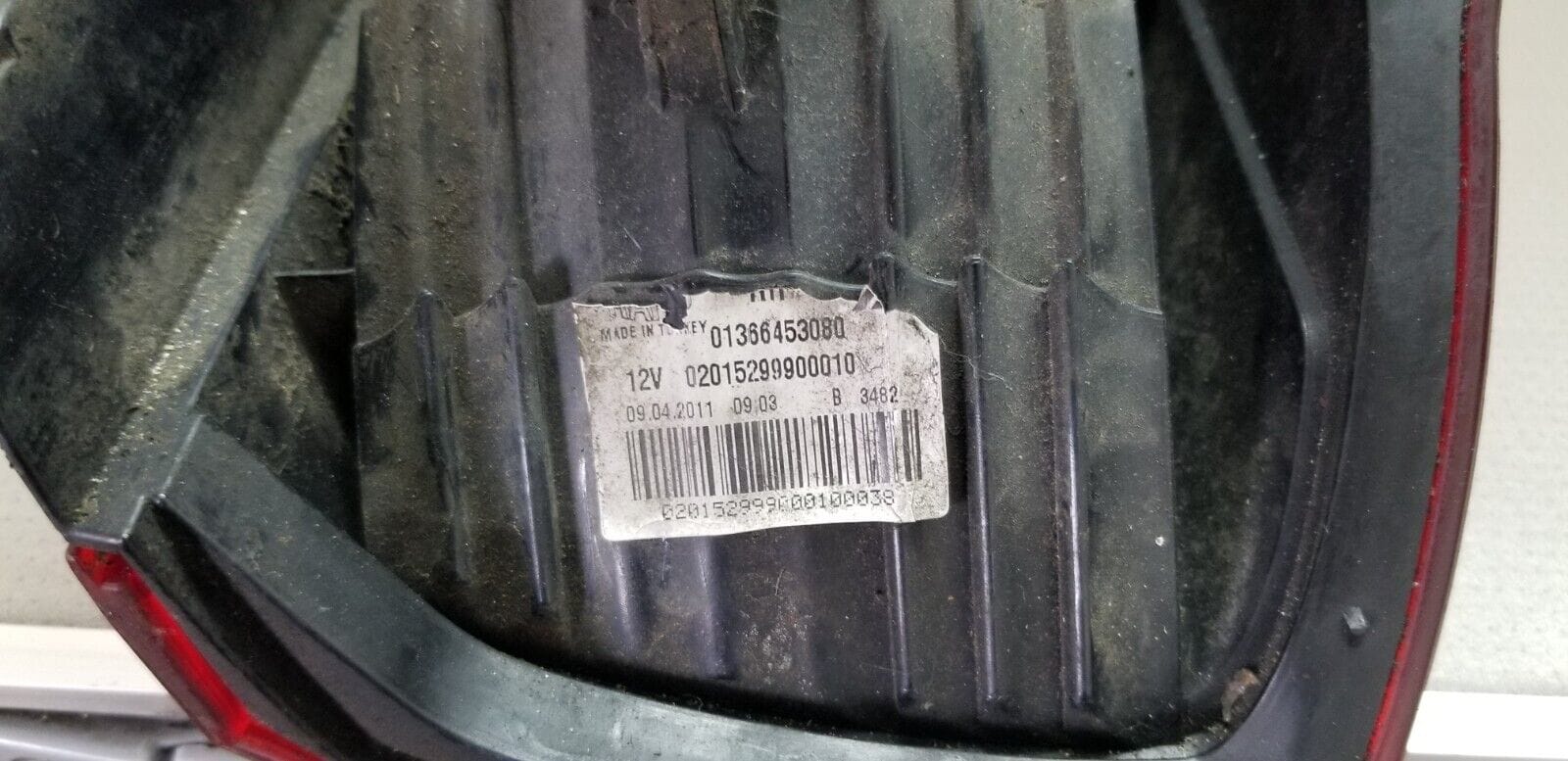 Peugeot Boxer Mk3 Van 2006-2014 Rear Back Tail Light Lamp Drivers Side Right - Image 5