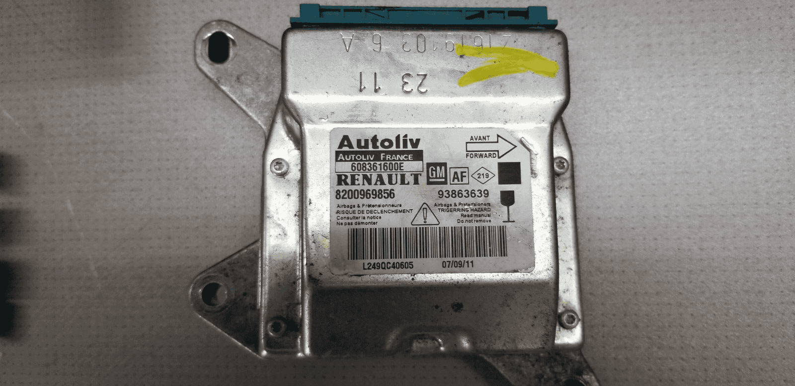 Renault Trafic 2007-2014 2.0 DTI M9R780 Manual ECU Kit Complete 8200935115 - Image 5