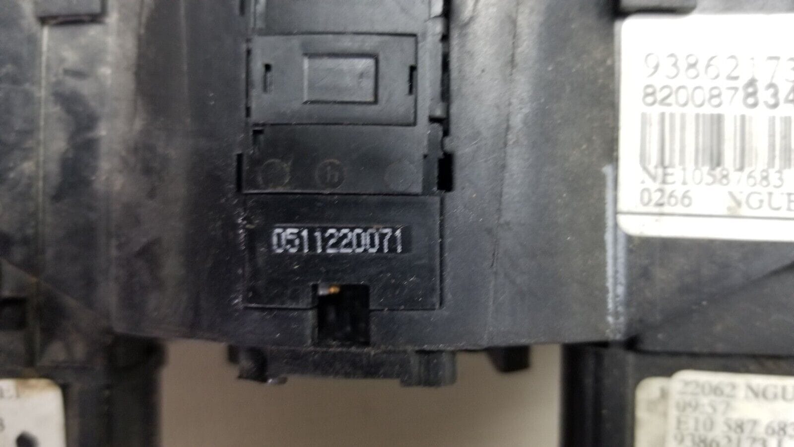 Renault Trafic II Wiper Indicator Headlight Stalk Switch + Squib Ring 2011 Van - Image 9