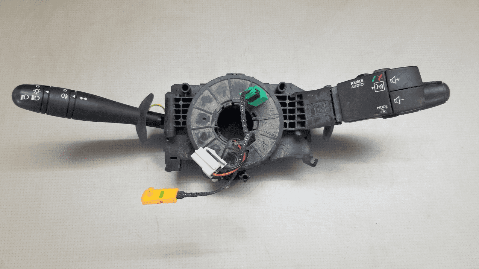 Renault Trafic II Wiper Indicator Headlight Stalk Switch + Squib Ring 2011 Van