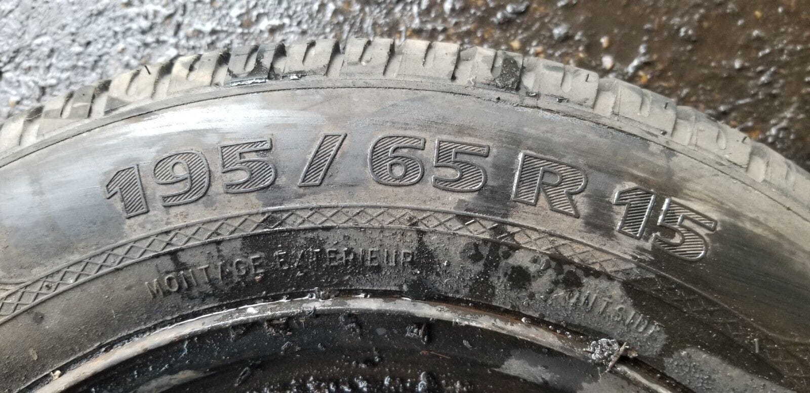 STEEL WHEEL AND TYRE 195/65R15 4 STUD - Image 5