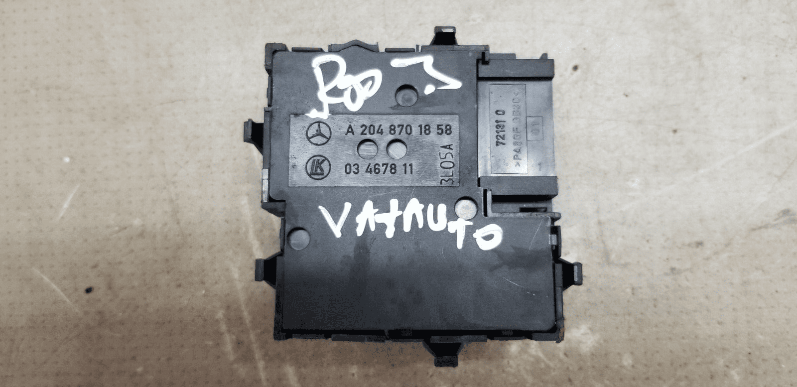 Mercedes Benz E Class Seat Control Switch A2048701858 Passenger Front W212 |O - Image 3