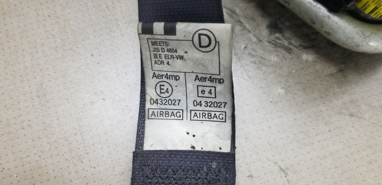 Toyota Land Cruiser Seat Belt 02-09 J120 Driver Right Front Grey TK-AF2-EF618-P - Image 7