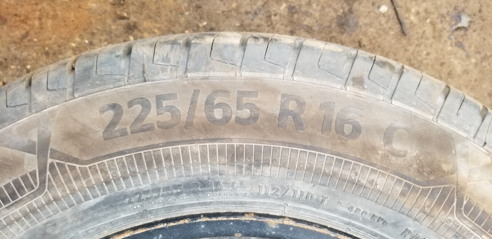 Vauxhall Movano Renault Master Wheel and Tyre 225/65R16C 2011 - 2018 - Image 4