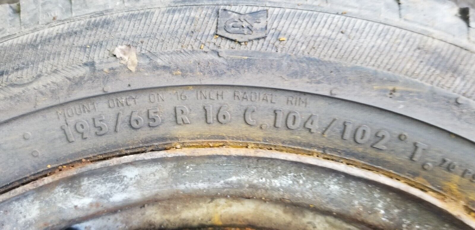 Vauxhall Vivaro 2012 16 Inch Steel Wheel With Tyre 195/65/R16C |O - Image 4