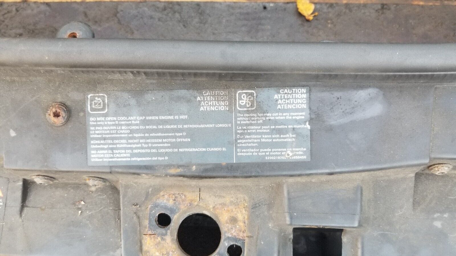 Vauxhall Vivaro Trafic 03-14 Front Upper Panel 93854278 8200411923 19967 - Image 3