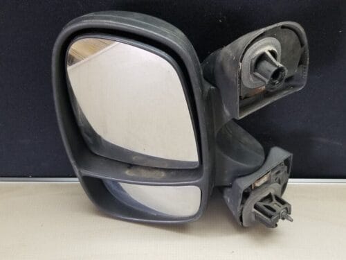 Vauxhall Vivaro Trafic 2007-2014 Left Side N/S Door Wing Mirror Black |O