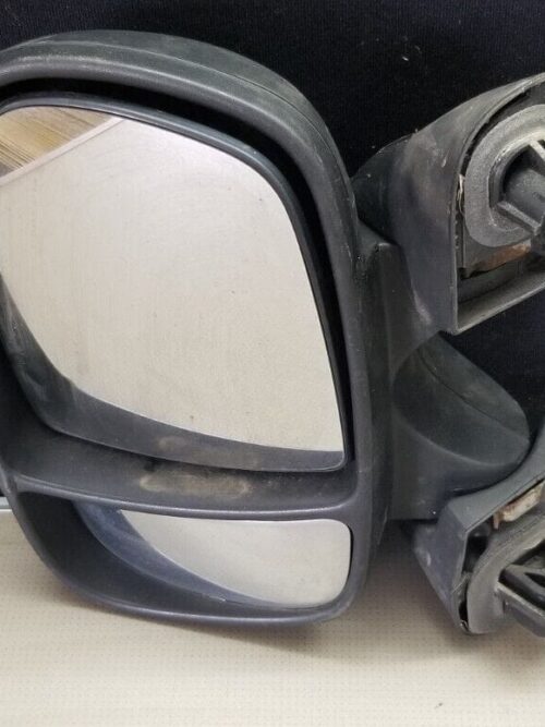 Vauxhall Vivaro Trafic 2007-2014 Left Side N/S Door Wing Mirror Black |O