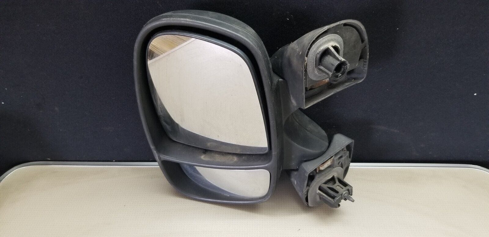Vauxhall Vivaro Trafic 2007-2014 Left Side N/S Door Wing Mirror Black |O