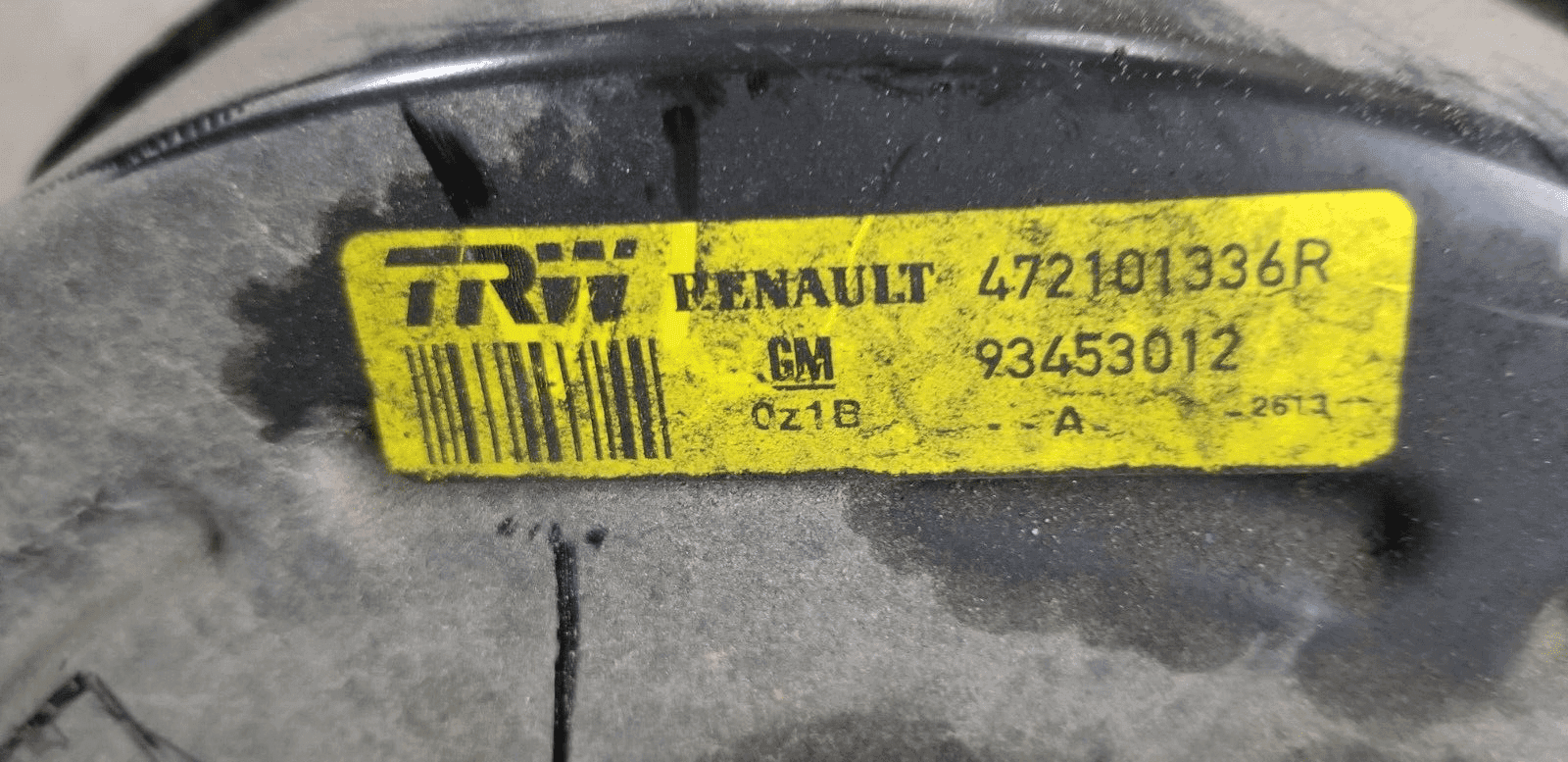 VIVARO TRAFIC 1.6 TD SERVO AND BRAKE MASTER CYLINDER 472101336R 2015 - 2019 - Image 5