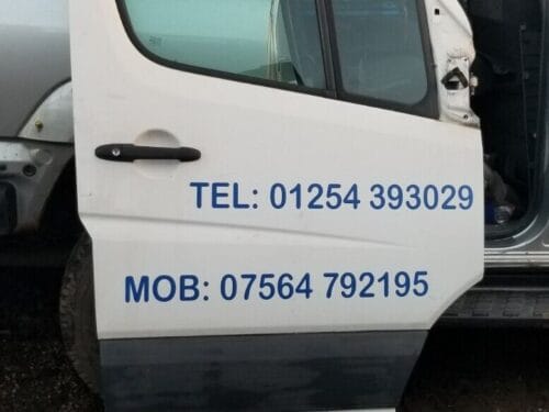 VOLKSWAGEN CRAFTER Front Door Drivers Side 2014 Diesel White