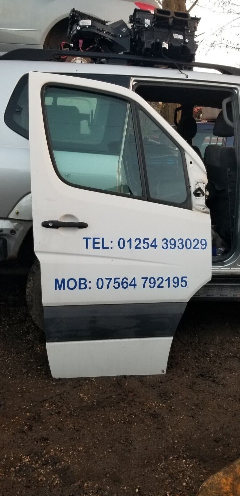 VOLKSWAGEN CRAFTER Front Door Drivers Side 2014 Diesel White