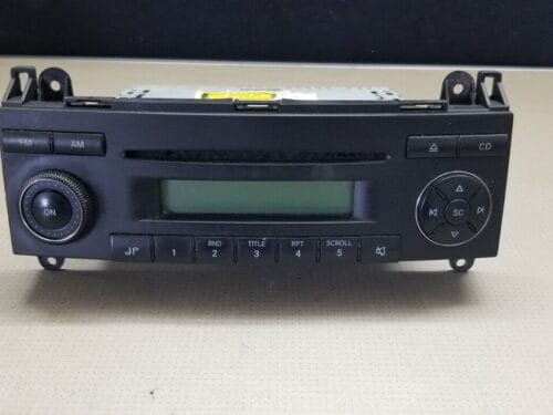Front view of VW Crafter 2013 radio CD stereo head unit A0048204086