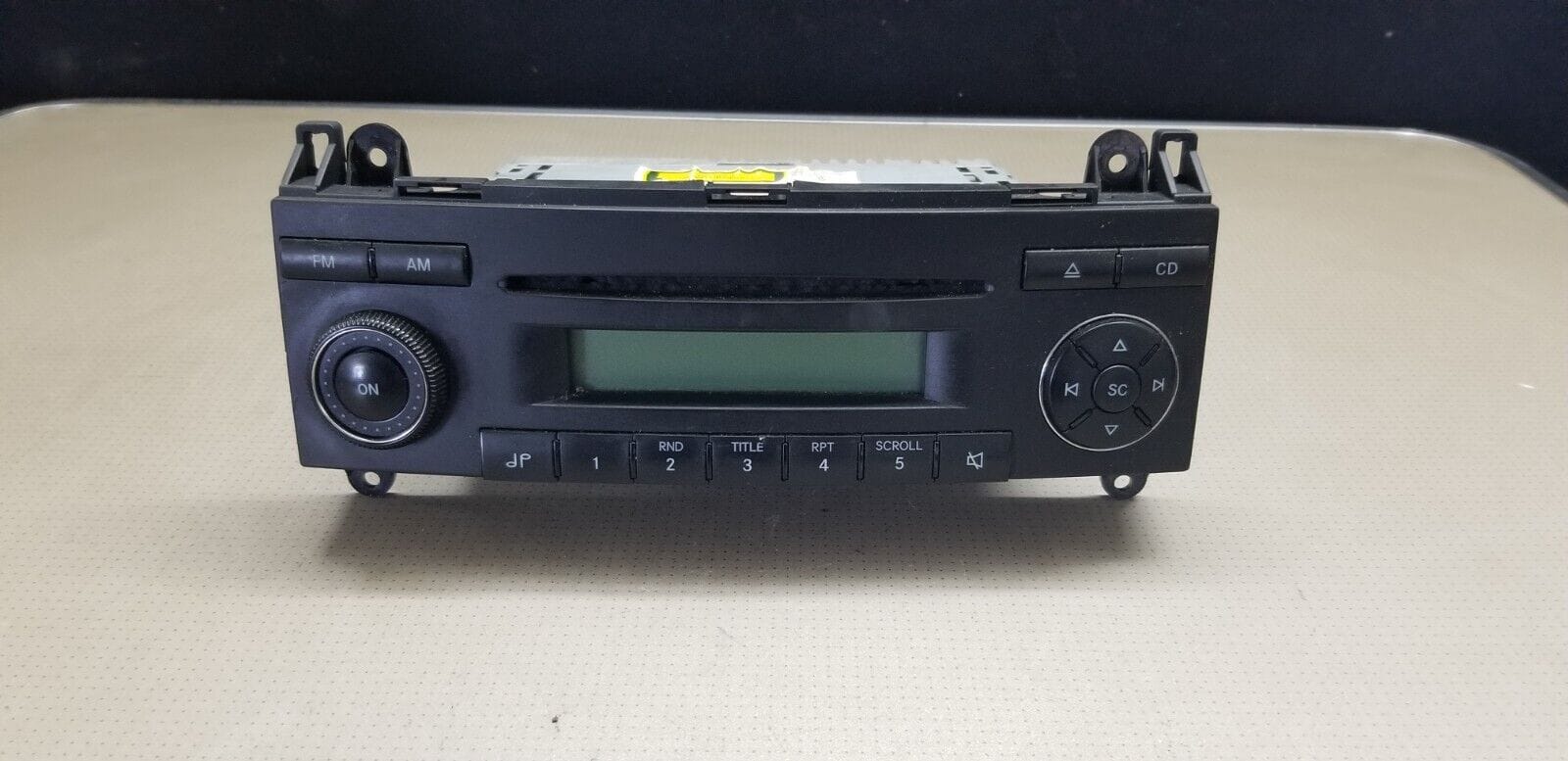 Front view of VW Crafter 2013 radio CD stereo head unit A0048204086