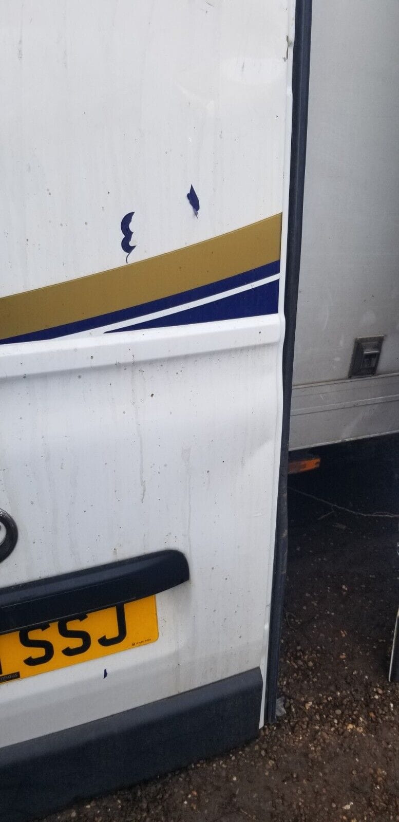 Vauxhall Movano Passenger Nearside Rear Door 2.3 2021 (WHITE) - Image 3