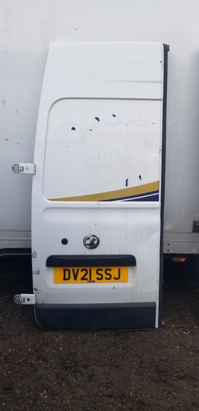 Vauxhall Movano 2021 nearside rear passenger door in white