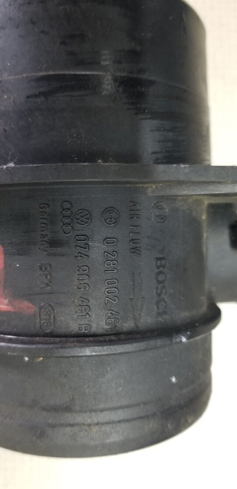 074906461B Genuine Audi Skoda 1.9 - 2.0 Mass Air Flow Meter Sensor 0281002461 - Image 4