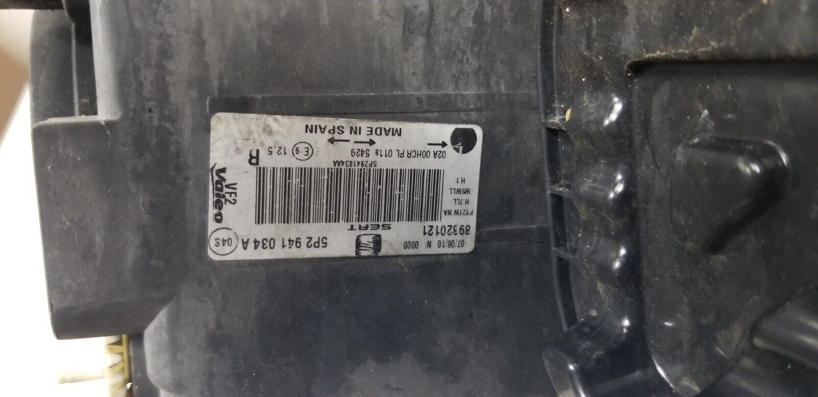 2010 SEAT LEON S EMOCION TDI HEADLIGHT/HEADLAMP DRIVER SIDE - Image 5