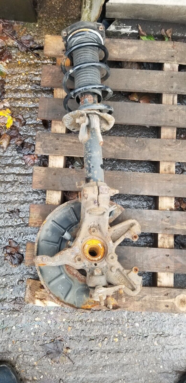 2011 RENAULT KANGOO MK2 SUSPENSION CORNER HUB STRUT FRONT PASSENGER SIDE LEFT