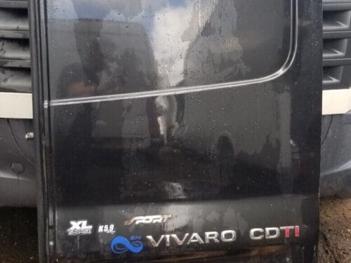 2012 black rear door vauxhall vivaro, renault trafic RIGHT SIDE