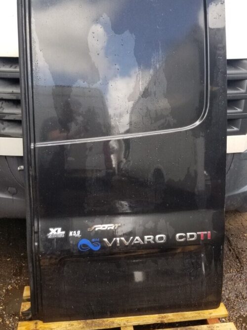 2012 black rear door vauxhall vivaro, renault trafic RIGHT SIDE