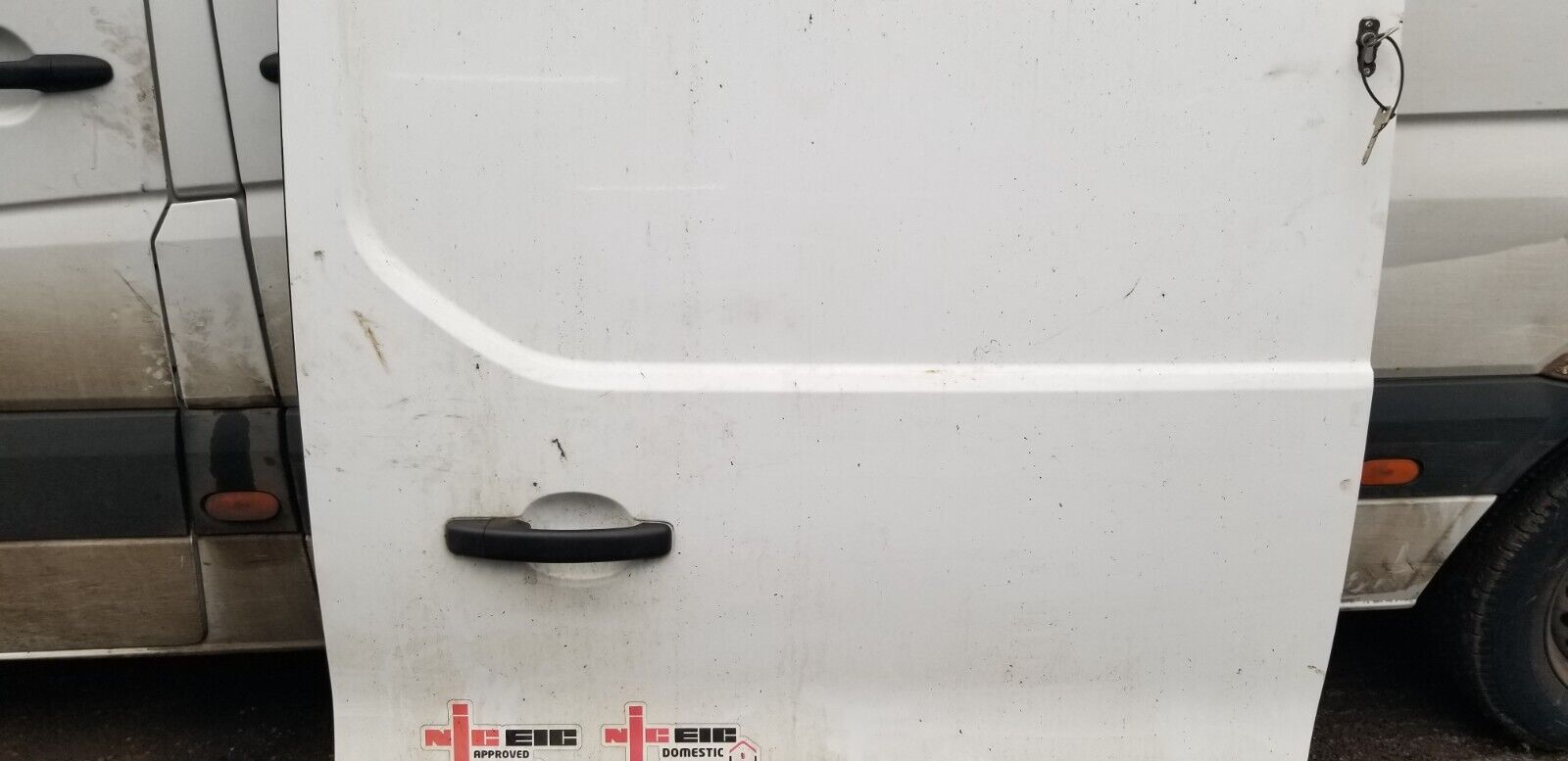 2015 Vauxhall Vivaro Mk2 (X82) Van White Left Side Load Loading Door - Image 5