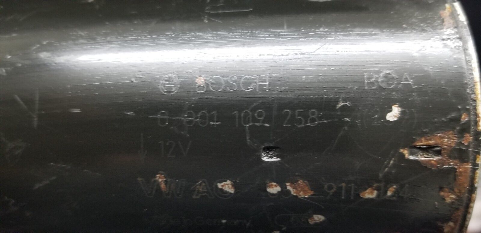 Audi A6 C6 Starter Motor Bosch Automatic 0001109258 3.0 Diesel - Image 3