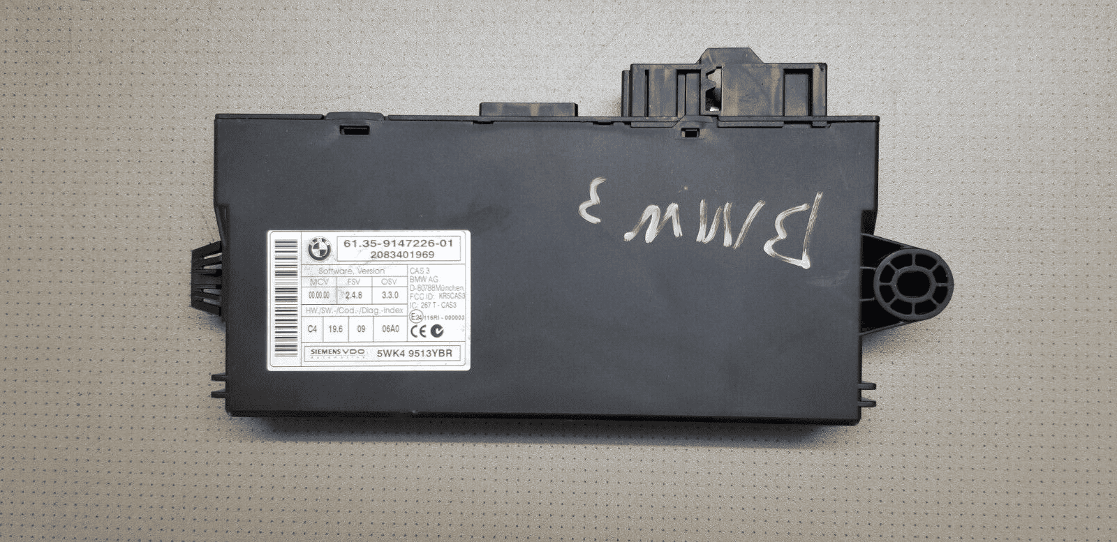 BMW 1 3 Series E81 E87 E90 LCI 118d 318d N47 Diesel ECU Kit DDE CAS3 Key 7823422 - Image 6