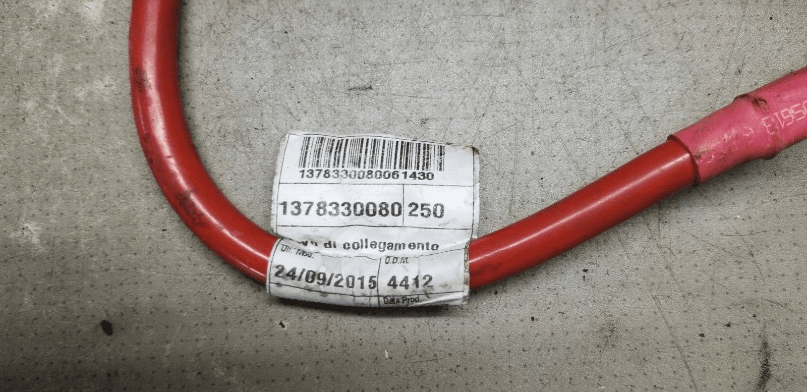 Citroen Relay Peugeot Boxer 2014-2022 Positive Battery Cable Lead 1378330080 - Image 5