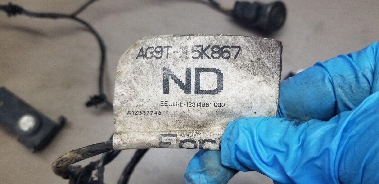 FORD GALAXY FRONT BUMPER PARKING SENSORS &LOOM AG9T-15K867-ND/for parts - Image 5