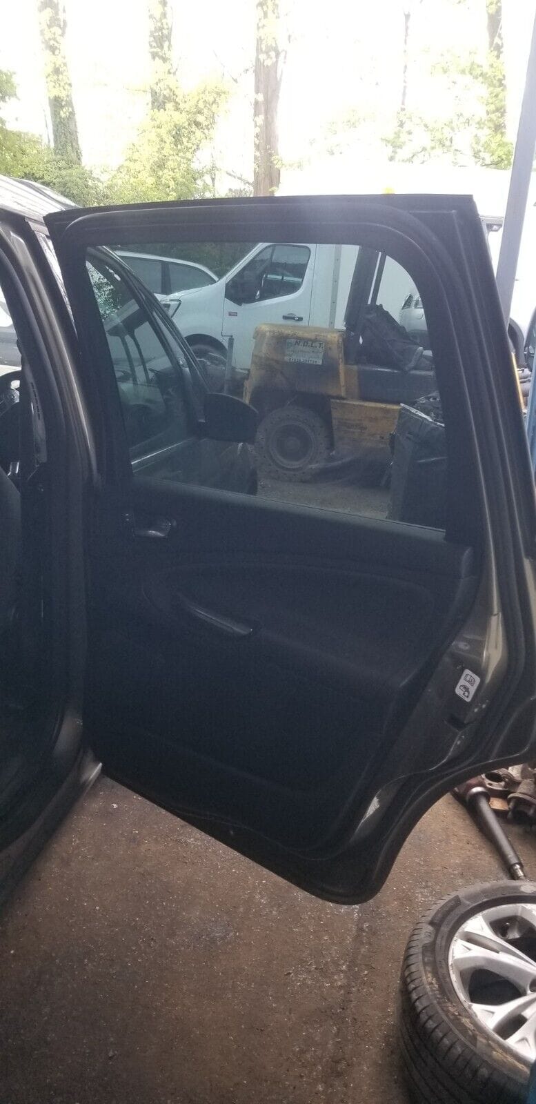 FORD GALAXY Right Rear Driver Side Door 2010 GREEN - Image 3