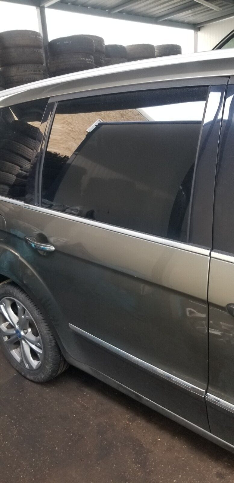 FORD GALAXY Right Rear Driver Side Door 2010 GREEN