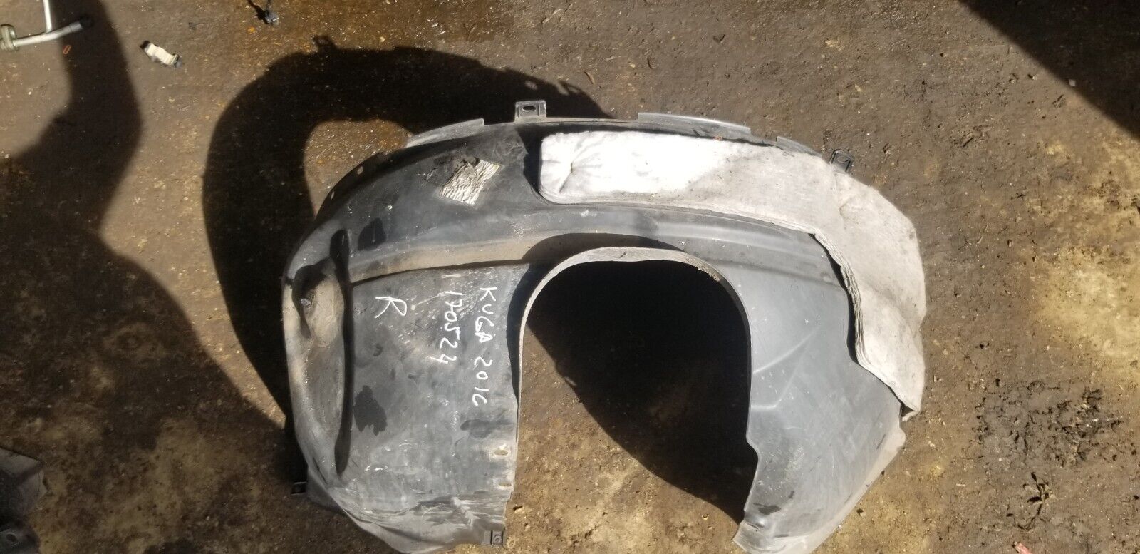 FORD KUGA WHEEL ARCH LINER SPLASH GUARD FRONT RIGHT SIDE CV4416114BE 2016 - Image 3