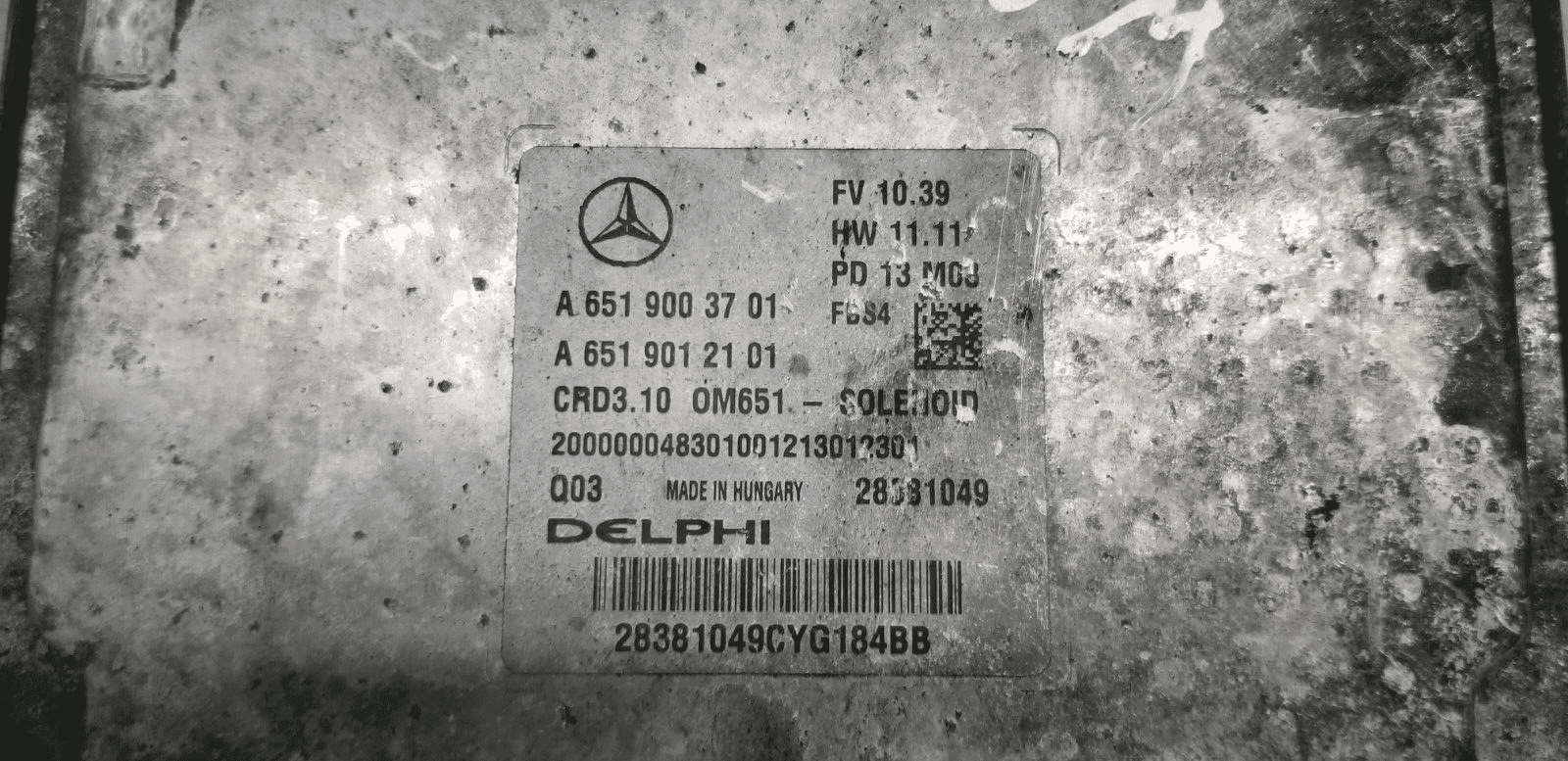 Mercedes Benz E Class 2015 W212 Ecu A6519003701 - Image 4