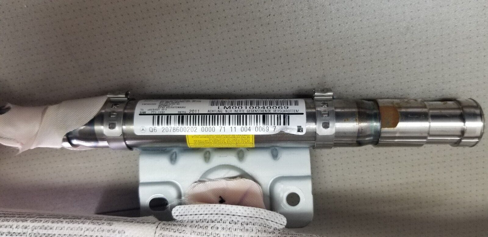 MERCEDES BENZ E Class W207 2 X ROOF CURTNAIN AIR BAG + MCU - Image 5