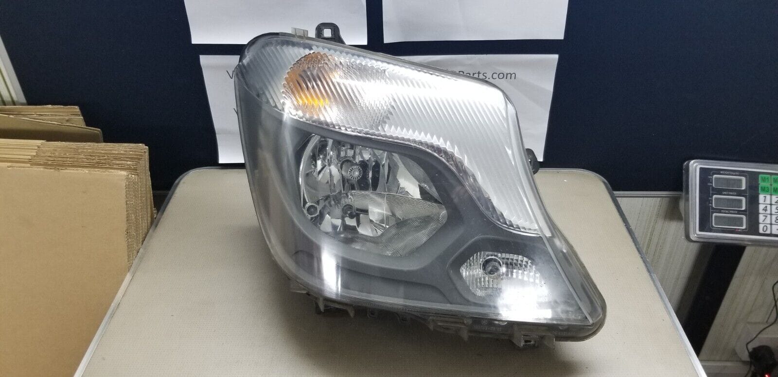 Mercedes Sprinter right headlight A9068202661 W906 front view
