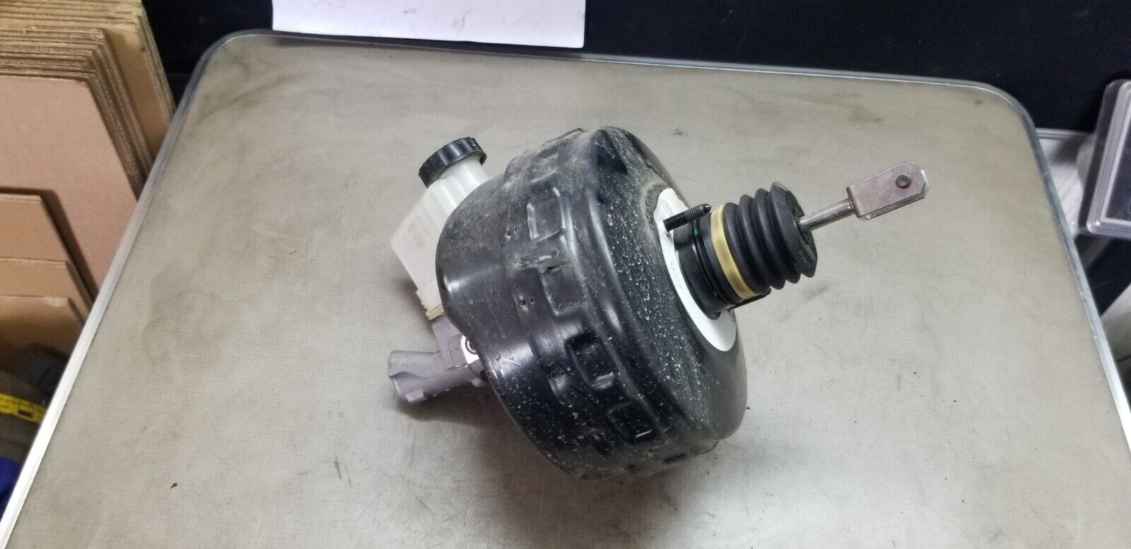 Side view Mercedes A2074300130 brake servo booster
