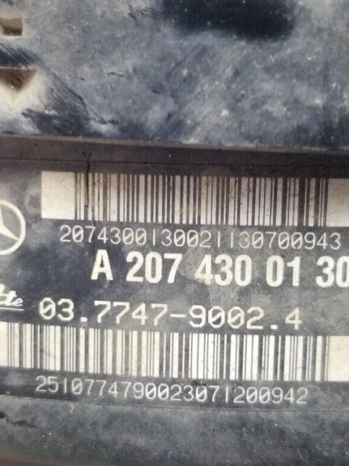 Mercedes A2074300130 brake servo booster part number view