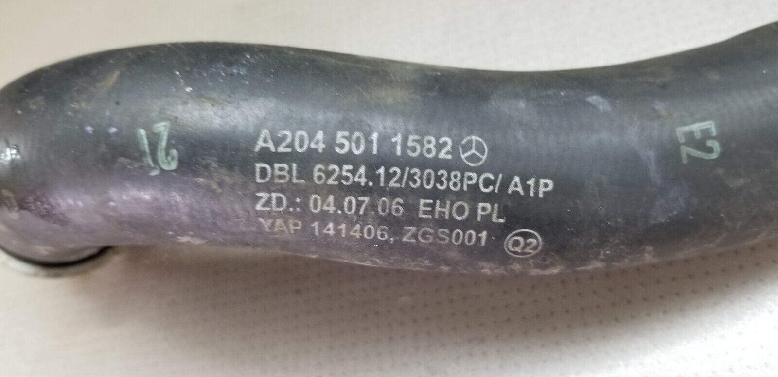 Mercedes E Class E250 W212 FACELIFT 2014 Coolant Pipe - A2045011582 - Image 4