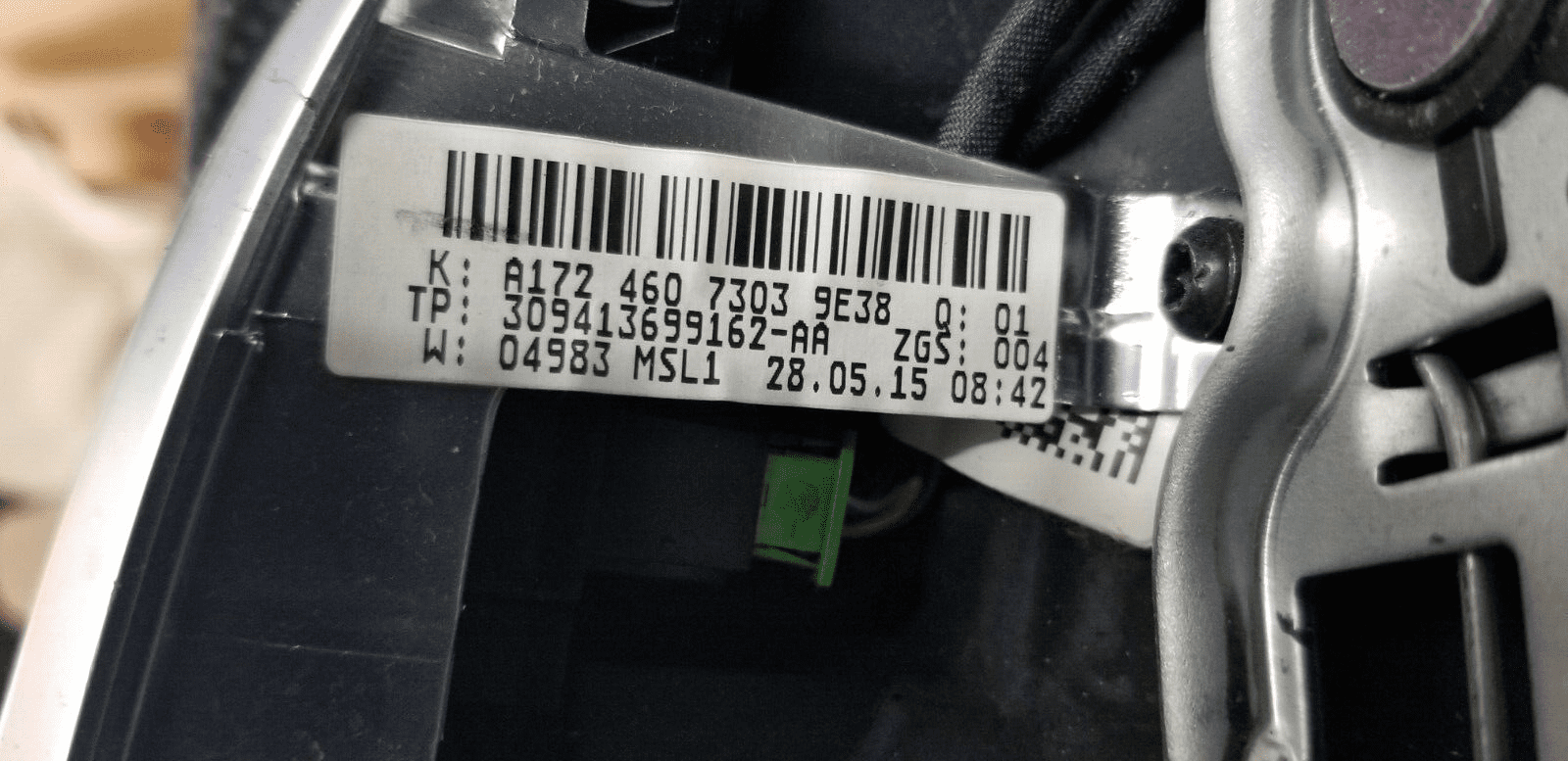 Mercedes Benz E Class Steering Wheel A1724607303 09-16 |O - Image 11