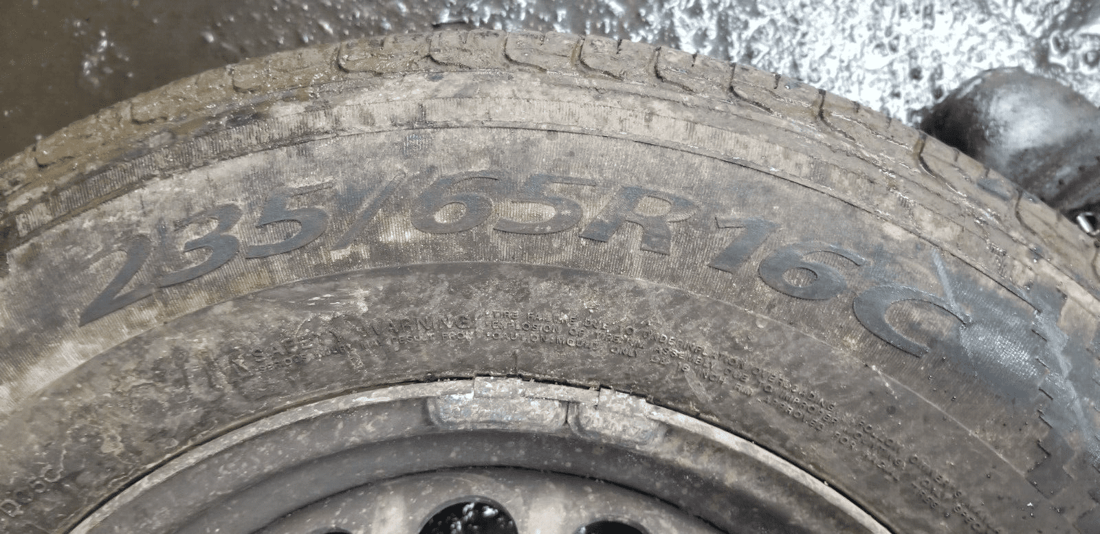 Mercedes Sprinter W906 2015 Steel Wheel W/T 235/65R16C A0014014802 |O - Image 4