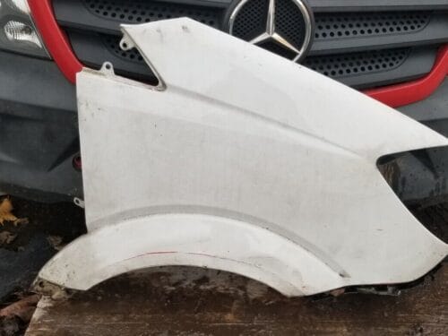 MERCEDES SPRINTER W906 2.1 FRONT DRIVER SIDE WHITE WING/FENDER 2014-2017