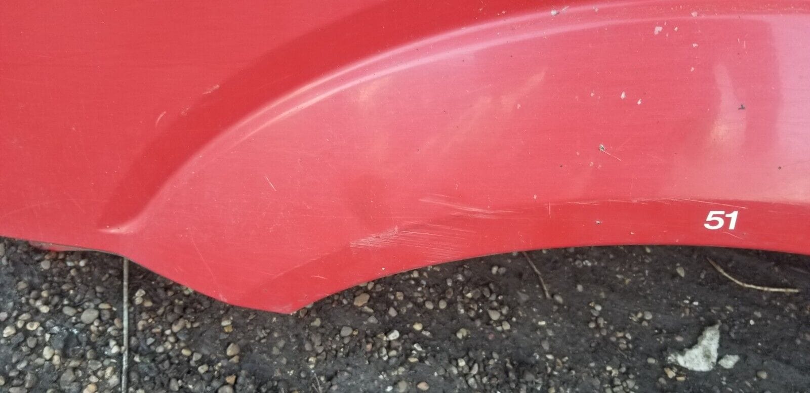 MERCEDES SPRINTER W906 2.1 FRONT PASSENGER SIDE RED WING/FENDER 2014 - Image 3